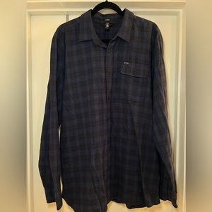 Volcom Modern Fit Men’s Flannel XXL New With Tags